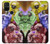 W3914 Colorful Nebula Astronaut Suit Galaxy Funda Carcasa Case y Caso Del Tirón Funda para OnePlus Nord N100