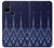W3950 Textile Thai Blue Pattern Funda Carcasa Case y Caso Del Tirón Funda para OnePlus Nord N100