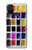 W3956 Watercolor Palette Box Graphic Funda Carcasa Case y Caso Del Tirón Funda para OnePlus Nord N100