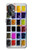 W3956 Watercolor Palette Box Graphic Funda Carcasa Case y Caso Del Tirón Funda para OnePlus Nord N20 5G