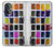 W3956 Watercolor Palette Box Graphic Funda Carcasa Case y Caso Del Tirón Funda para OnePlus Nord N20 5G
