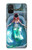 W3911 Cute Little Mermaid Aqua Spa Funda Carcasa Case y Caso Del Tirón Funda para OnePlus Nord N10 5G