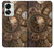 W3927 Compass Clock Gage Steampunk Funda Carcasa Case y Caso Del Tirón Funda para OnePlus Nord 2T