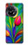 W3926 Colorful Tulip Oil Painting Funda Carcasa Case y Caso Del Tirón Funda para OnePlus 11R