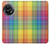 W3942 LGBTQ Rainbow Plaid Tartan Funda Carcasa Case y Caso Del Tirón Funda para OnePlus 11R