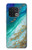 W3920 Abstract Ocean Blue Color Mixed Emerald Funda Carcasa Case y Caso Del Tirón Funda para OnePlus 10 Pro