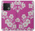 W3924 Cherry Blossom Pink Background Funda Carcasa Case y Caso Del Tirón Funda para OnePlus 10 Pro