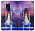 W3913 Colorful Nebula Space Shuttle Funda Carcasa Case y Caso Del Tirón Funda para OnePlus 8 Pro