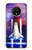 W3913 Colorful Nebula Space Shuttle Funda Carcasa Case y Caso Del Tirón Funda para OnePlus 7T