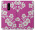 W3924 Cherry Blossom Pink Background Funda Carcasa Case y Caso Del Tirón Funda para OnePlus 6