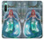 W3911 Cute Little Mermaid Aqua Spa Funda Carcasa Case y Caso Del Tirón Funda para Sony Xperia 10 IV