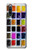 W3956 Watercolor Palette Box Graphic Funda Carcasa Case y Caso Del Tirón Funda para Sony Xperia 10 IV