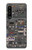 W3944 Overhead Panel Cockpit Funda Carcasa Case y Caso Del Tirón Funda para Sony Xperia 1 IV