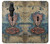 W3955 Vintage Keyhole Weather Door Funda Carcasa Case y Caso Del Tirón Funda para Sony Xperia Pro-I