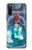 W3912 Cute Little Mermaid Aqua Spa Funda Carcasa Case y Caso Del Tirón Funda para Sony Xperia 10 III
