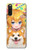 W3918 Baby Corgi Dog Corgi Girl Candy Funda Carcasa Case y Caso Del Tirón Funda para Sony Xperia 10 III