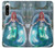 W3911 Cute Little Mermaid Aqua Spa Funda Carcasa Case y Caso Del Tirón Funda para Sony Xperia 5 IV