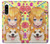 W3918 Baby Corgi Dog Corgi Girl Candy Funda Carcasa Case y Caso Del Tirón Funda para Sony Xperia 5 IV