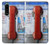 W3925 Collage Vintage Pay Phone Funda Carcasa Case y Caso Del Tirón Funda para Sony Xperia 5 III