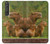 W3917 Capybara Family Giant Guinea Pig Funda Carcasa Case y Caso Del Tirón Funda para Sony Xperia 1 III