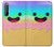 W3939 Ice Cream Cute Smile Funda Carcasa Case y Caso Del Tirón Funda para Sony Xperia 1 II