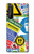W3960 Safety Signs Sticker Collage Funda Carcasa Case y Caso Del Tirón Funda para Sony Xperia 1 II
