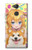 W3918 Baby Corgi Dog Corgi Girl Candy Funda Carcasa Case y Caso Del Tirón Funda para Sony Xperia XA2