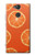 W3946 Seamless Orange Pattern Funda Carcasa Case y Caso Del Tirón Funda para Sony Xperia XA2