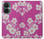 W3924 Cherry Blossom Pink Background Funda Carcasa Case y Caso Del Tirón Funda para OnePlus Nord CE 3 Lite, Nord N30 5G