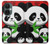 W3929 Cute Panda Eating Bamboo Funda Carcasa Case y Caso Del Tirón Funda para OnePlus Nord CE 3 Lite, Nord N30 5G