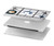 W3928 Cooking Kitchen Graphic Funda Carcasa Case para MacBook Pro 13″ - A1706, A1708, A1989, A2159, A2289, A2251, A2338