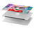 W3934 Fantasy Nerd Owl Funda Carcasa Case para MacBook Pro 13″ - A1706, A1708, A1989, A2159, A2289, A2251, A2338