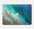 W3920 Abstract Ocean Blue Color Mixed Emerald Funda Carcasa Case para MacBook Pro 14 M1,M2,M3 (2021,2023) - A2442, A2779, A2992, A2918