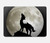 W1981 Wolf Howling at The Moon Funda Carcasa Case para MacBook Air 15″ (2023,2024) - A2941, A3114