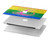 W2900 Rainbow LGBT Lesbian Pride Flag Funda Carcasa Case para MacBook Air 15″ (2023,2024) - A2941, A3114