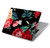 W3112 Rose Floral Pattern Black Funda Carcasa Case para MacBook Air 15″ (2023,2024) - A2941, A3114