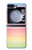 W3507 Colorful Rainbow Pastel Funda Carcasa Case y Caso Del Tirón Funda para Samsung Galaxy Z Flip 5