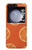 W3946 Seamless Orange Pattern Funda Carcasa Case y Caso Del Tirón Funda para Samsung Galaxy Z Flip 5