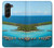 W0844 Bora Bora Island Funda Carcasa Case y Caso Del Tirón Funda para Samsung Galaxy Z Fold 5