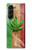 W2109 Smoke Reggae Rasta Flag Funda Carcasa Case y Caso Del Tirón Funda para Samsung Galaxy Z Fold 5