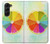 W3493 Colorful Lemon Funda Carcasa Case y Caso Del Tirón Funda para Samsung Galaxy Z Fold 5