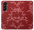 W3817 Red Floral Cherry blossom Pattern Funda Carcasa Case y Caso Del Tirón Funda para Samsung Galaxy Z Fold 5