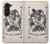W3818 Vintage Playing Card Funda Carcasa Case y Caso Del Tirón Funda para Samsung Galaxy Z Fold 5
