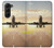 W3837 Airplane Take off Sunrise Funda Carcasa Case y Caso Del Tirón Funda para Samsung Galaxy Z Fold 5