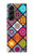 W3943 Maldalas Pattern Funda Carcasa Case y Caso Del Tirón Funda para Samsung Galaxy Z Fold 5