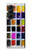 W3956 Watercolor Palette Box Graphic Funda Carcasa Case y Caso Del Tirón Funda para Samsung Galaxy Z Fold 5