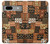W3460 Mali Art Pattern Funda Carcasa Case y Caso Del Tirón Funda para Google Pixel 7a
