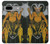 W3740 Tarot Card The Devil Funda Carcasa Case y Caso Del Tirón Funda para Google Pixel 7a