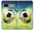 W3844 Glowing Football Soccer Ball Funda Carcasa Case y Caso Del Tirón Funda para Google Pixel 7a