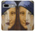 W3853 Mona Lisa Gustav Klimt Vermeer Funda Carcasa Case y Caso Del Tirón Funda para Google Pixel 7a